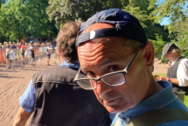 Mats på höghjulingstävling i Stadsparken 2022